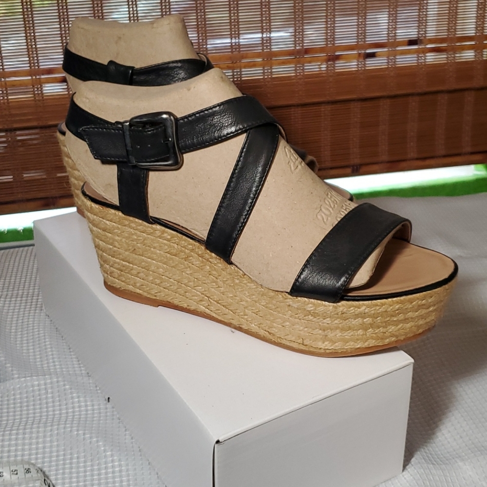 NWOT ericmichael platform espadrilles.